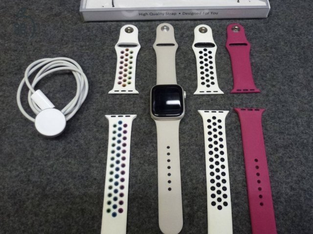 Apple Watch Series 7 41mm Starlight okosóra