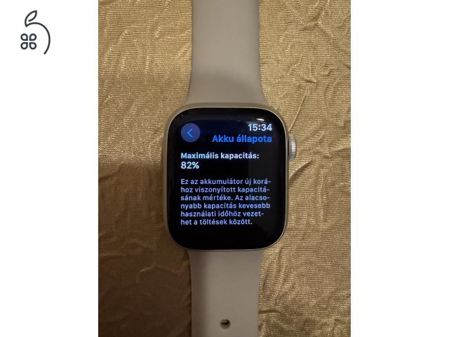 Apple Watch Series 7 41mm Starlight okosóra