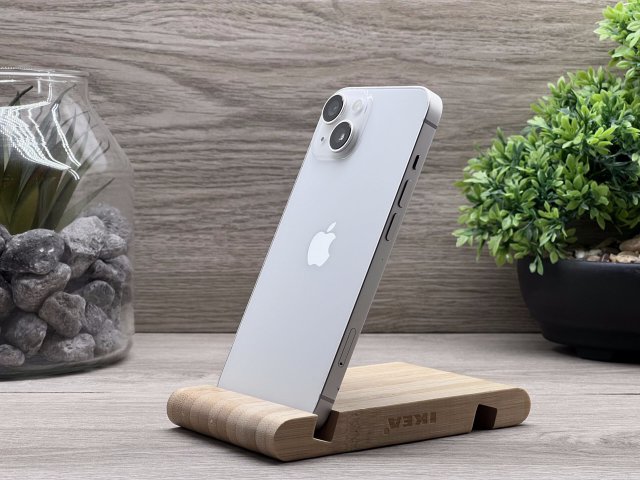 iPhone 14 Starlight 128GB 2 ÉV Garanciával Számlával Aksi 100%