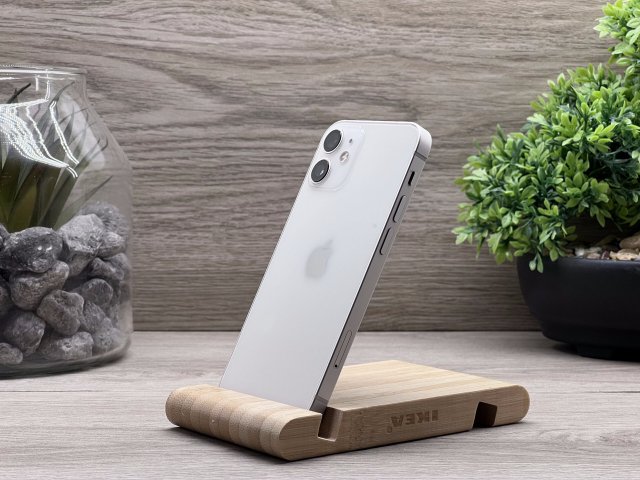 iPhone 12 Mini White 128GB 2 ÉV Garanciával Számlával Aksi 100%