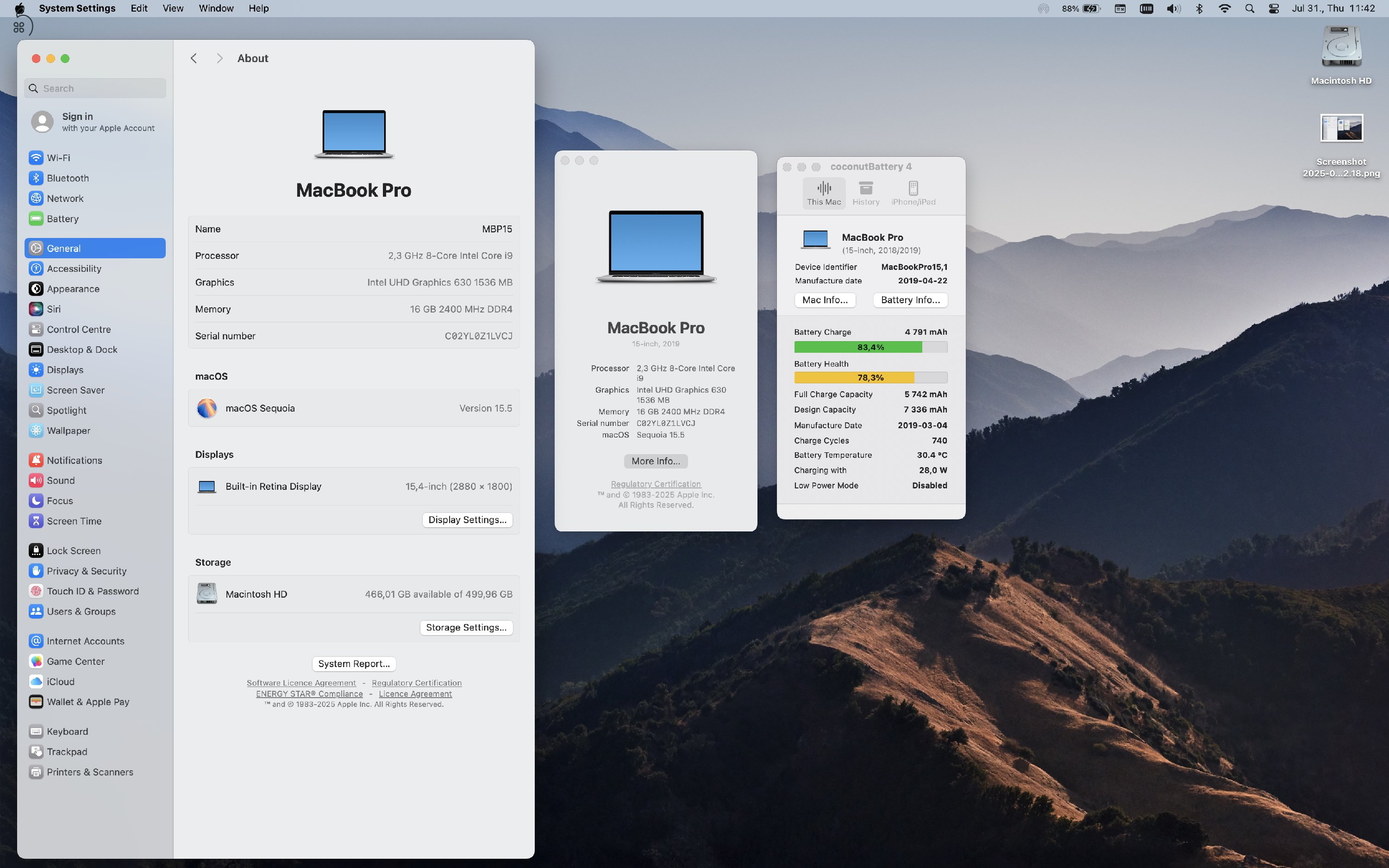 Macbook Pro 15,4