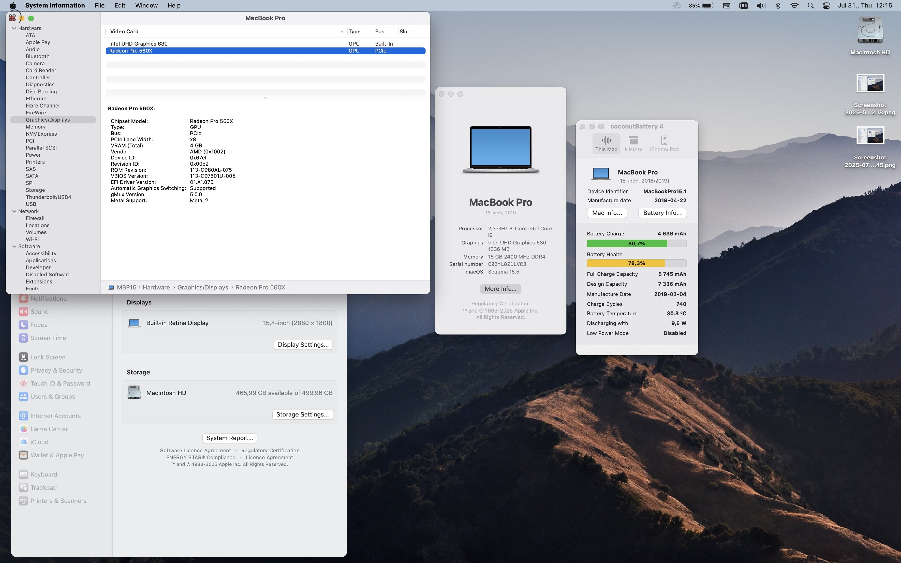 Macbook Pro 15,4