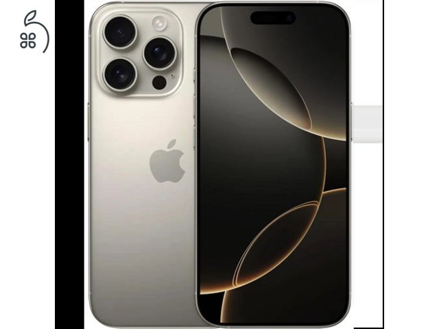 ÚJ ÁFÁS.BONTATLAN iphone 16 pro 128 natural titanium