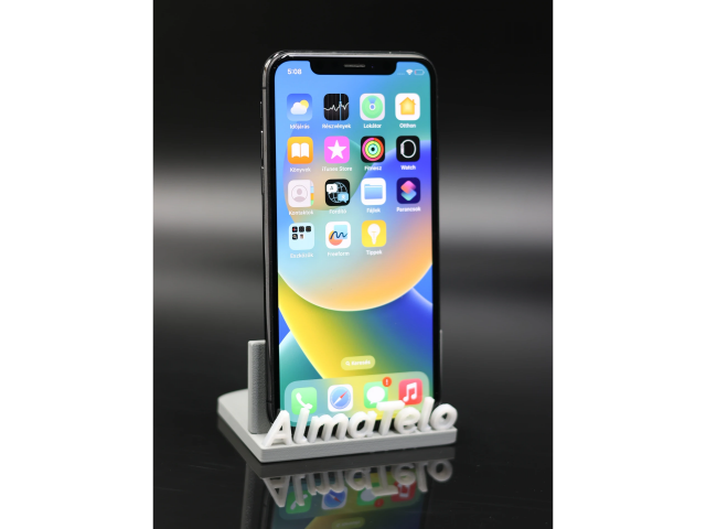 Apple iPhone X 64 GB Space Gray 100% akku - 12 HÓ GARANCIA