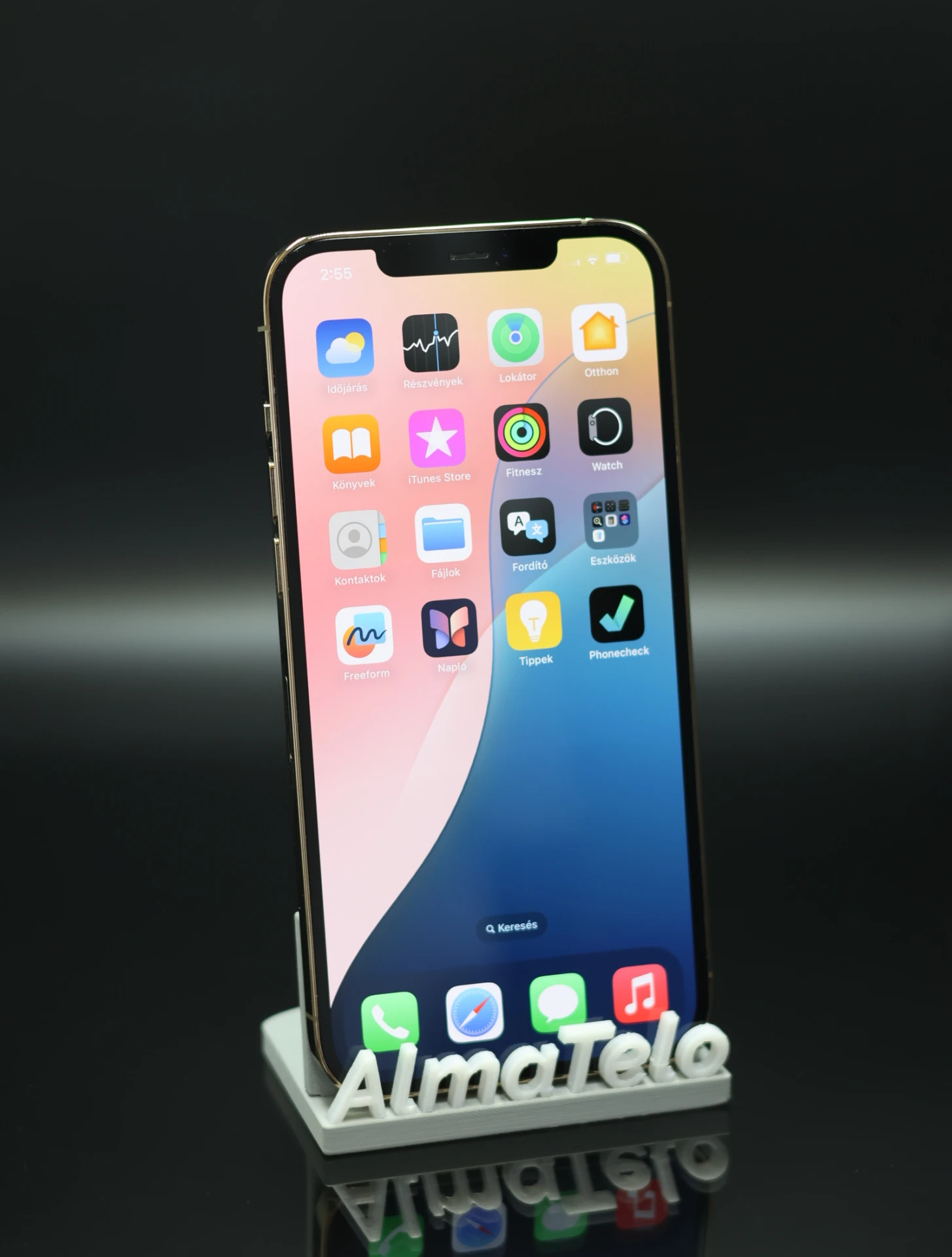 Apple iPhone 12 Pro Max 256 GB Gold 100% akku - 12 HÓ GARANCIA