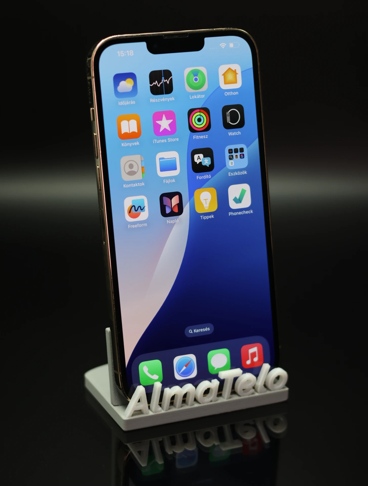 Apple iPhone 13 Pro Max 128 GB Gold 100% akku - 12 HÓ GARANCIA