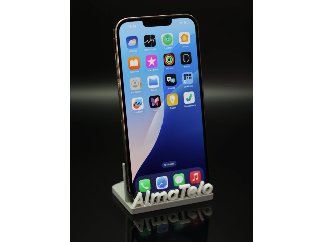 Apple iPhone 13 Pro Max 128 GB Gold 100% akku - 12 HÓ GARANCIA