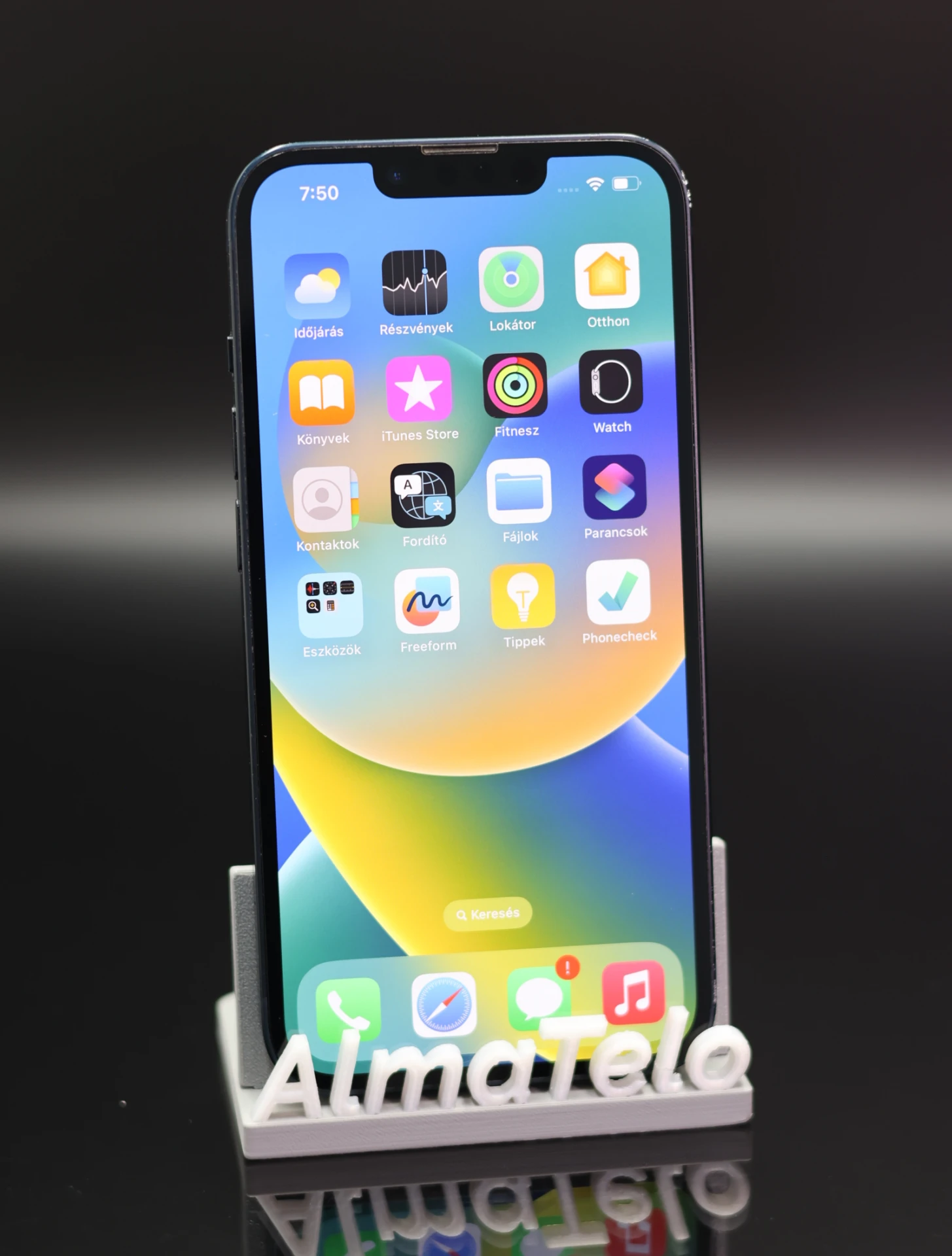 Apple iPhone 14 256 GB Midnight 100% akku - 12 HÓ GARANCIA