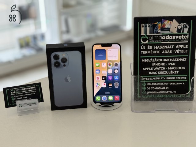 iPhone 13 Pro 128GB Független Nagyon Szép/1-3 hónap gar./Akku 100%/p4391