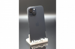 Apple iPhone 15 128 GB Black 100% akku - 12 HÓ GARANCIA