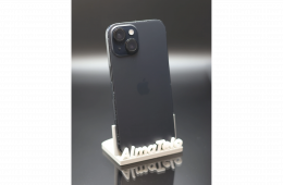 Apple iPhone 15 128 GB Black 100% akku - 12 HÓ GARANCIA