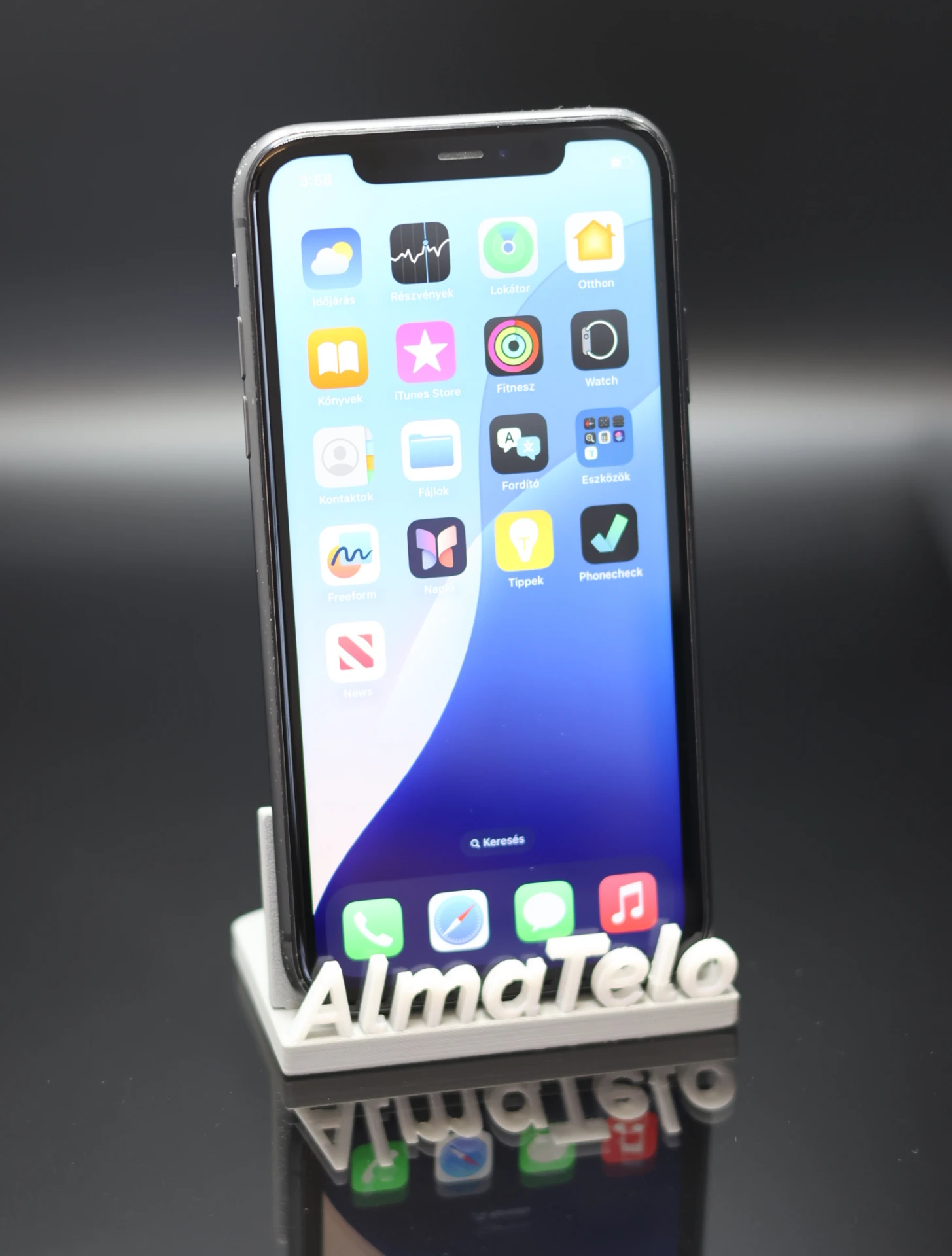 Apple iPhone 11 128 GB Black 100% akku - 12 HÓ GARANCIA