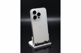 Apple iPhone 15 Pro 128 GB White Titanium 98% akku - 12 HÓ GARANCIA