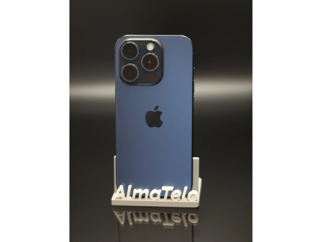 Apple iPhone 15 Pro 128 GB Blue Titanium 90% akku - 12 HÓ GARANCIA