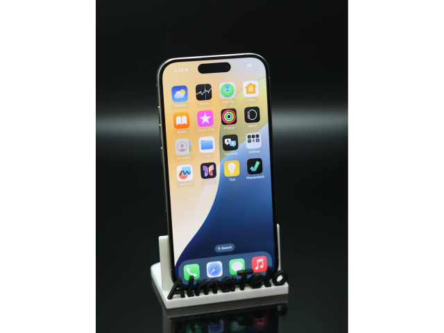 Apple iPhone 15 Pro 128 GB Natural Titanium 89% akku - 12 HÓ GARANCIA