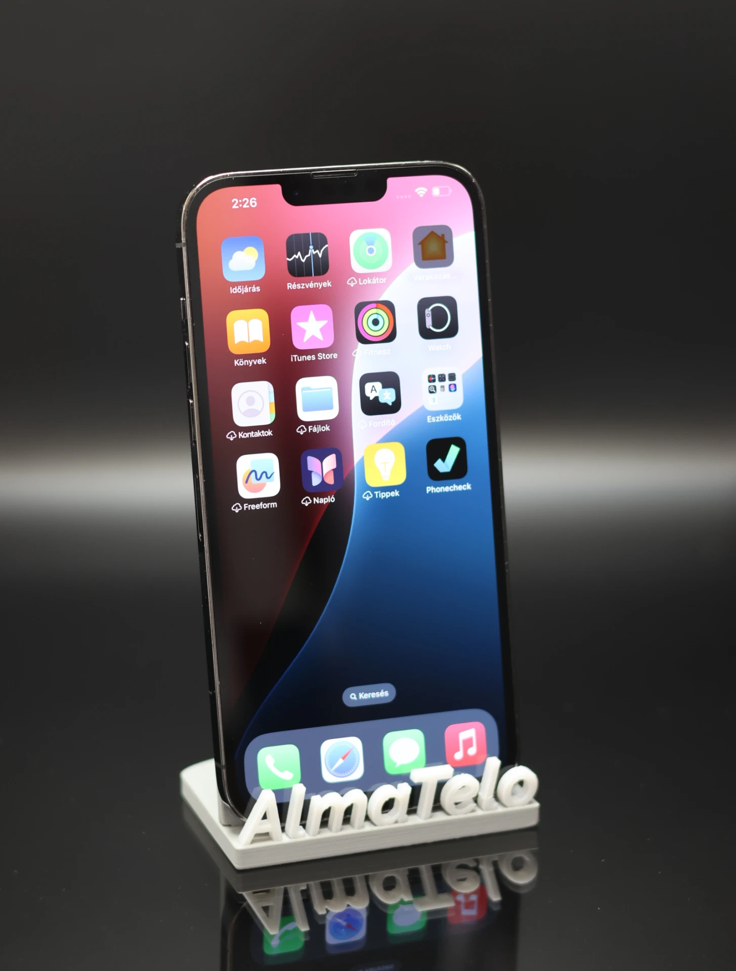 Apple iPhone 13 Pro Max 128 GB Graphite 100% akku - 12 HÓ GARANCIA