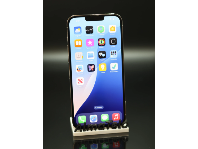 Apple iPhone 13 Pro Max 128 GB Silver 100% akku - 12 HÓ GARANCIA