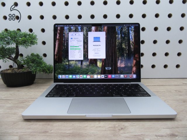 Apple Macbook 14 M1 Pro - 2021 - Használt, karcmnetes - 16/500 Gb!!!