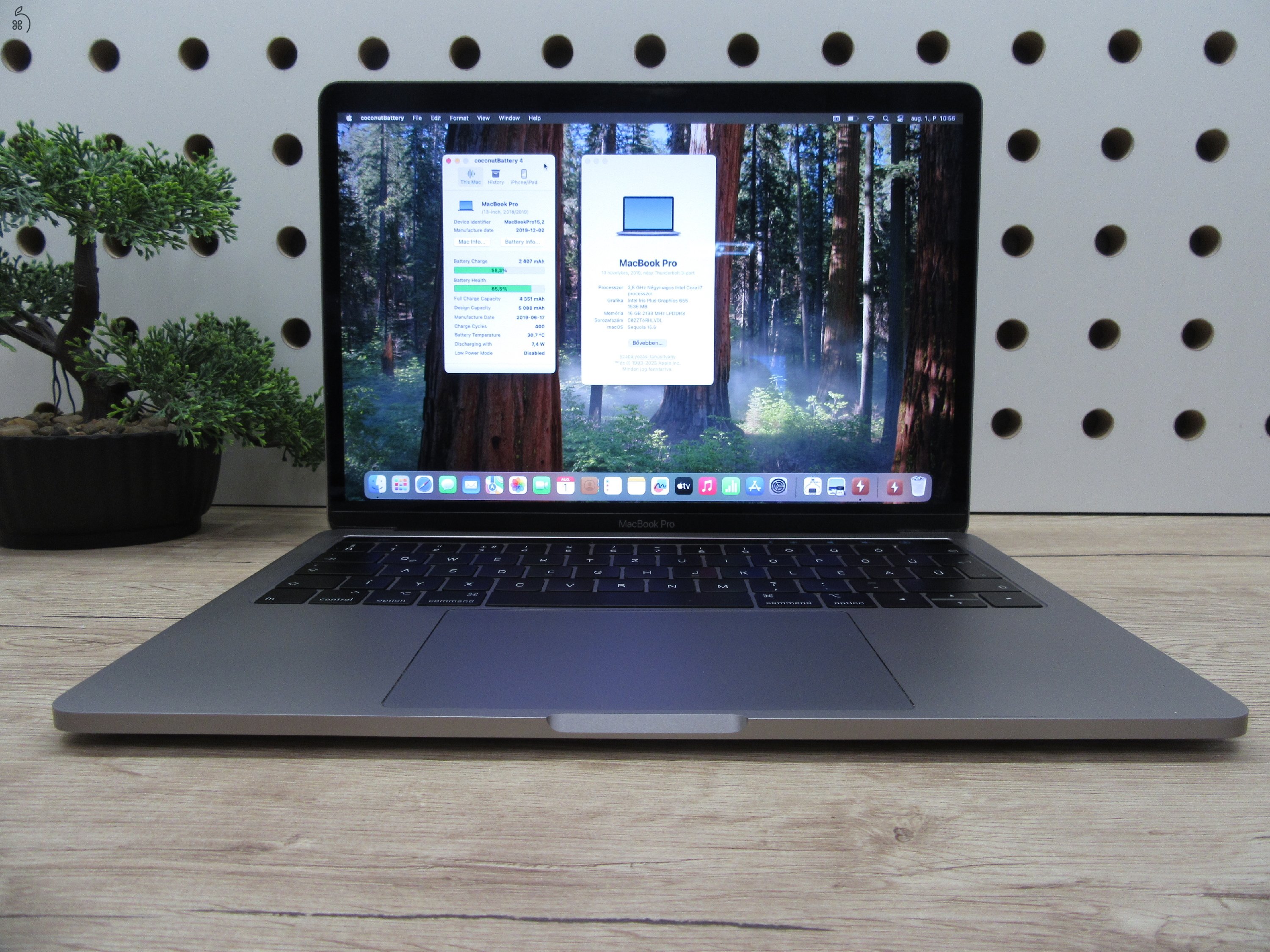 Apple Macbook Pro 13 - 2018/2019 - Használt, szép állapot
