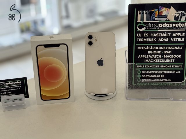 iPhone 12 64GB Független Nagyon Szép/1-3 hónap gar./Akku 100%/p4394