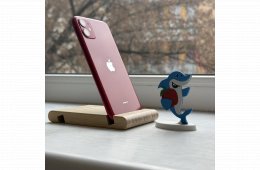 GYÖNYÖRŰ iPhone 11 64GB Red -1 ÉV GARANCIA - Kártyafüggetlen, MS2190, 100% Akkumulátor