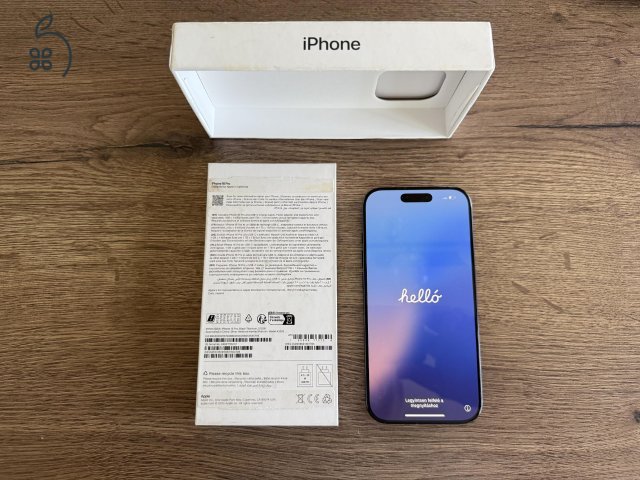 ÚJ - iPhone 16 Pro 512 GB Black Titán - - Apple Garancia - 0 perces, 0 ciklus