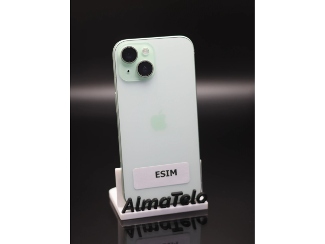 Apple iPhone 15 128 GB Green 100% akku - 12 HÓ GARANCIA