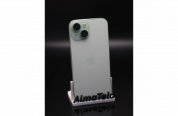 Apple iPhone 15 128 GB Green 91% akku - 12 HÓ GARANCIA