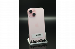 Apple iPhone 15 128 GB Pink 87% akku - 12 HÓ GARANCIA