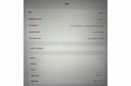 iPad Pro 12,9 256 GB első tulajtól
