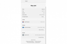 M1 Mac Mini 8GB /256 GB + Billentyűzet + Monitor