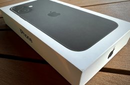 Új iPhone 16, 128GB, fekete, bontatlan