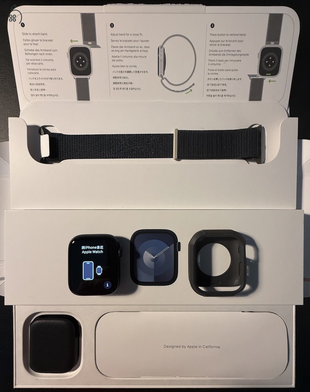 Eladó Apple Watch Series 9 45 mm GPS+Cellular - Black/Fekete!