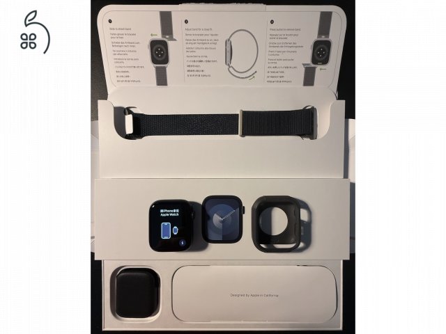 Eladó Apple Watch Series 9 45 mm GPS+Cellular - Black/Fekete!