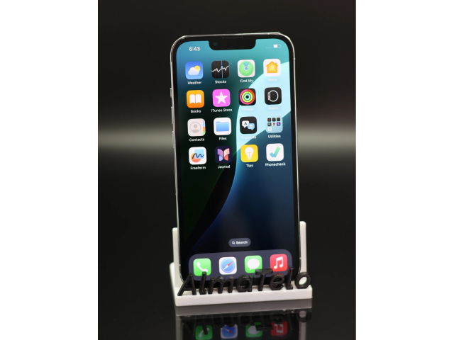 Apple iPhone 13 Pro Max 128 GB Silver 100% akku - 12 HÓ GARANCIA