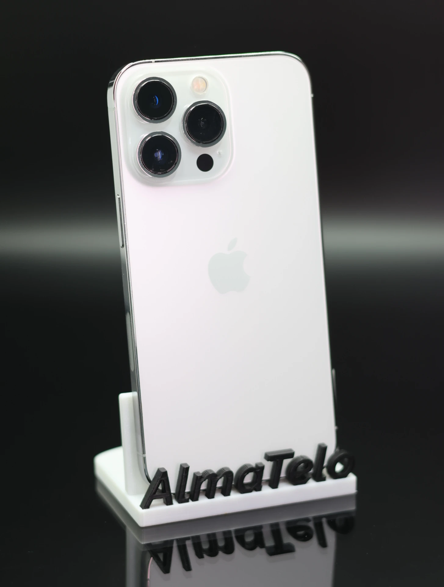 Apple iPhone 13 Pro Max 128 GB Silver 100% akku - 12 HÓ GARANCIA