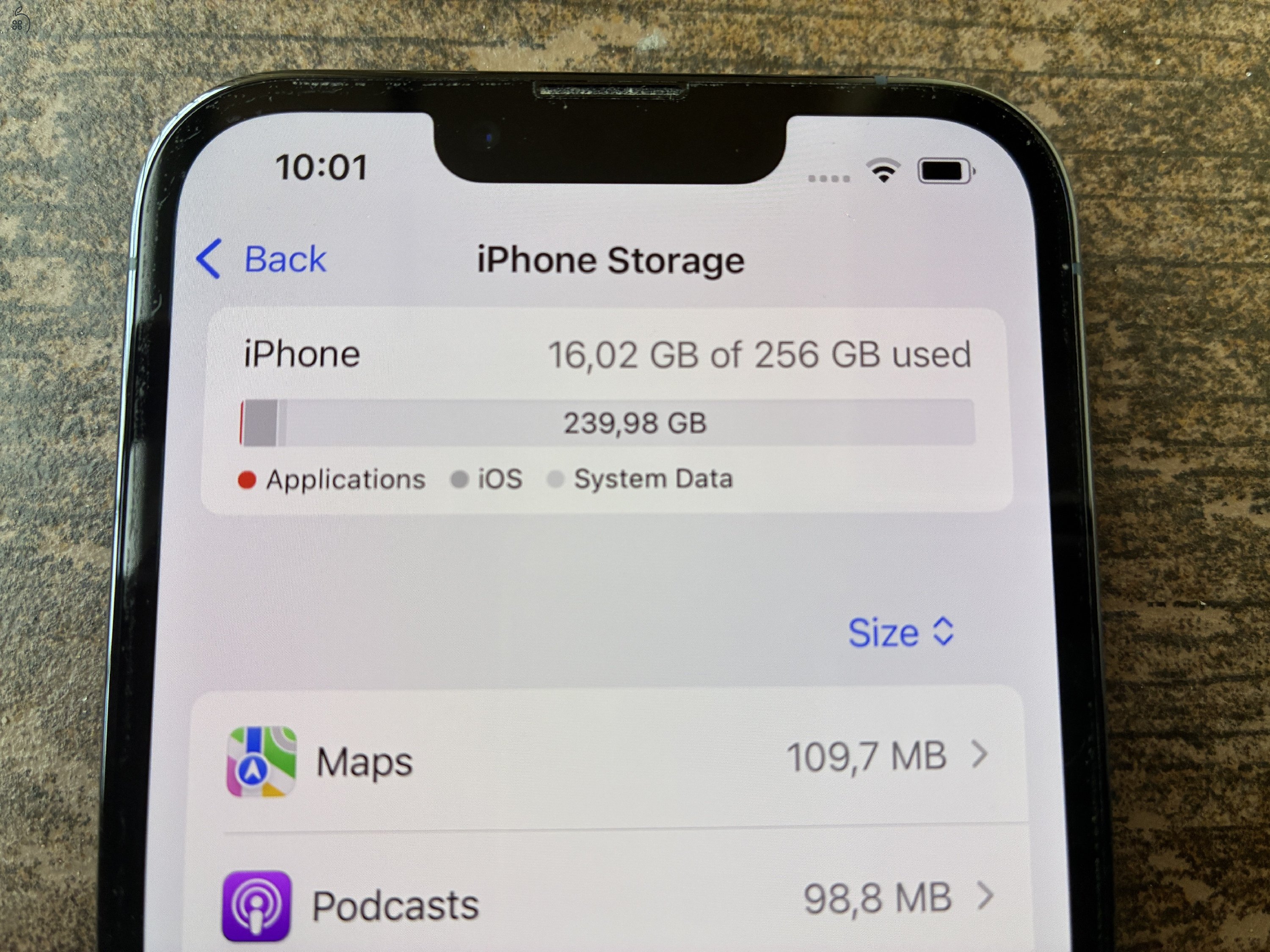 IPhone 13 Pro 256Gb 94% akku, 2 tok és 2 kábel ajándék