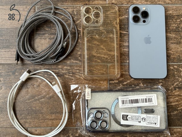 IPhone 13 Pro 256Gb 94% akku, 2 tok és 2 kábel ajándék
