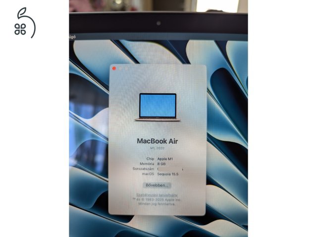 MacBook Air M1 Space Gray minden tartozék