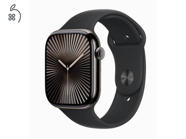 Új Apple Watch Series 10 GPS+Cell 42mm Slate Titanium Case