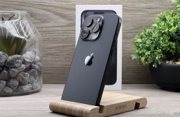 iPhone 15 Pro Black Titanium 128GB 2 ÉV Garanciával Számlával