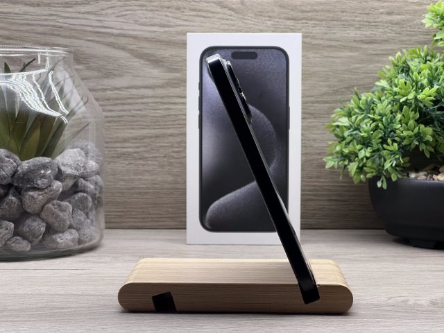 iPhone 15 Pro Black Titanium 128GB 2 ÉV Garanciával Számlával