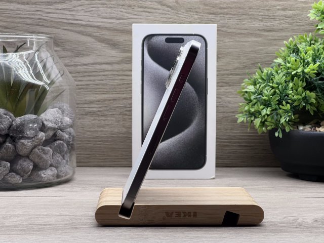 iPhone 15 Pro White Titanium 256GB 2 ÉV Garanciával Számlával