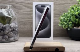 iPhone 15 Pro White Titanium 256GB 2 ÉV Garanciával Számlával