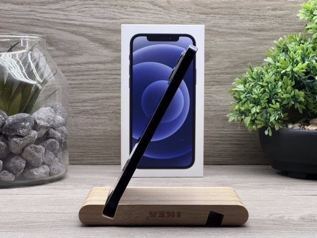 iPhone 12 Black 64GB 2 ÉV Garanciával Számlával Aksi 100%