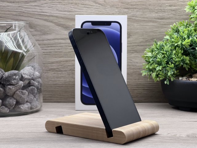 iPhone 12 Black 64GB 2 ÉV Garanciával Számlával Aksi 100%