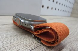 Apple Watch Ultra – Titanium Orange – 49 mm – Használt, szép állapotban – 90%-os akkukondíció – 3 hónap garanciával
