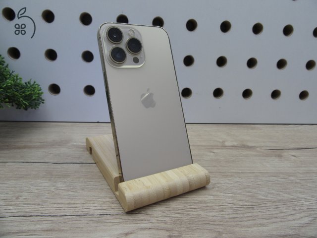 Apple iPhone 13 Pro – Arany elegancia kompromisszumok nélkül – 128 GB – Használt, karcmentes – 100%-os akkumulátor – 3 hónap garanciával
