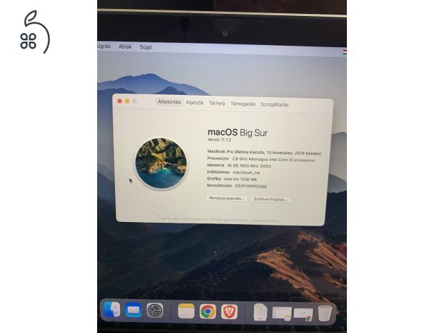mid2014 Macbook pro 13 retina, 16 Gb ram, i5