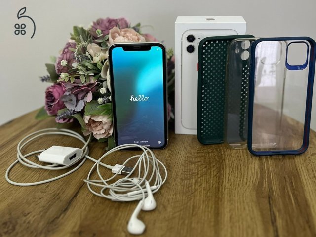 IPhone 11 64 GB fehér ! Gyönyörű állapot!